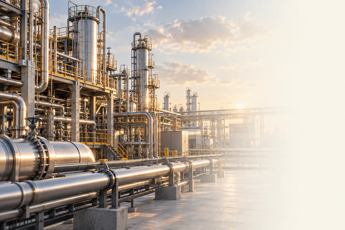 Industrial equipment and plant engineering context for pressure-vessel and heat-exchanger design